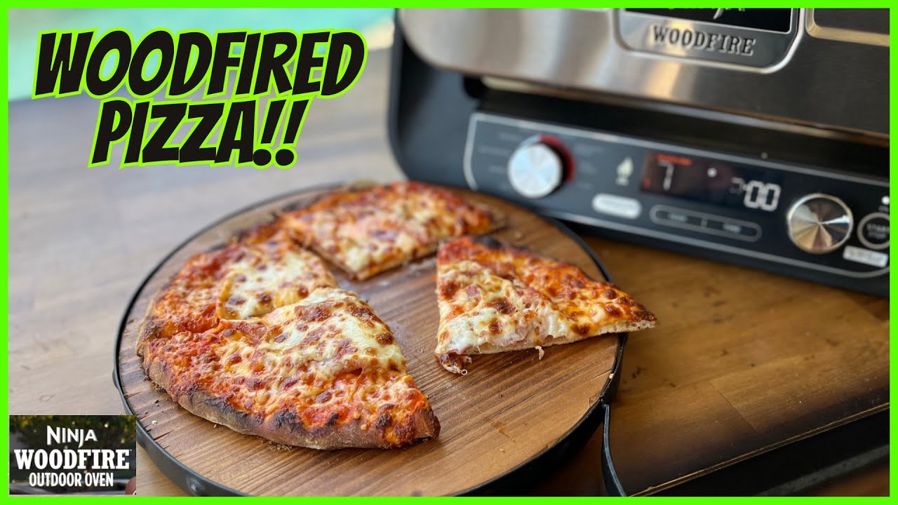 Wood Fired Pizza in 4 Minutes! / On The Ninja WoodFire Outdoor Grill /  Awesome! 