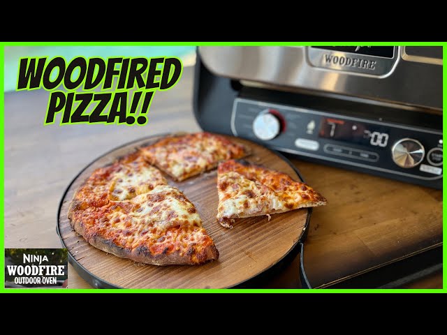 NINJA WOODFIRE OVEN PIZZA! My First Cook on the Ninja Woodfire Oven! 