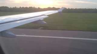 Germanwings A319 takeoff from Stansted to Stuttgart