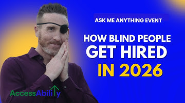 How Blind People Get Hired in 2026 | Real Strategies for Jobs, Networking & Accessibility Careers