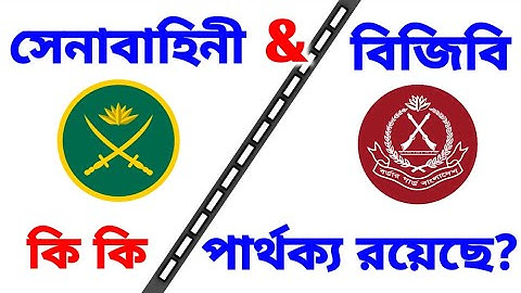 সেনাবাহিনী ও বিজিবির মধ্যে পার্থক্য কি? কোনটা ভালো চাকরি ক্ষমতা বেশি? Army & BGB Job.