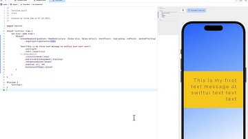 Урок 3 - Работа с текстом в SwiftUI