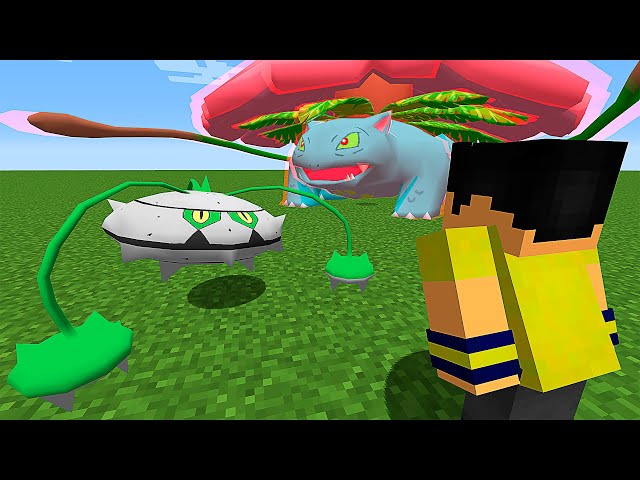 O Pokémon de Planta Mais Forte do Minecraft Pixelmon 