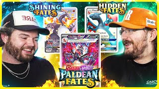 Paldean Fates vs. Shining Fates vs. Hidden Fates (Pokemon Pack Opening w/ WILDCAT & Panda)