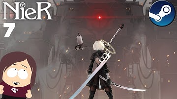 Nier Automata || INCREDIBLY HUGE BOSS EMP Goliath  || Part 7