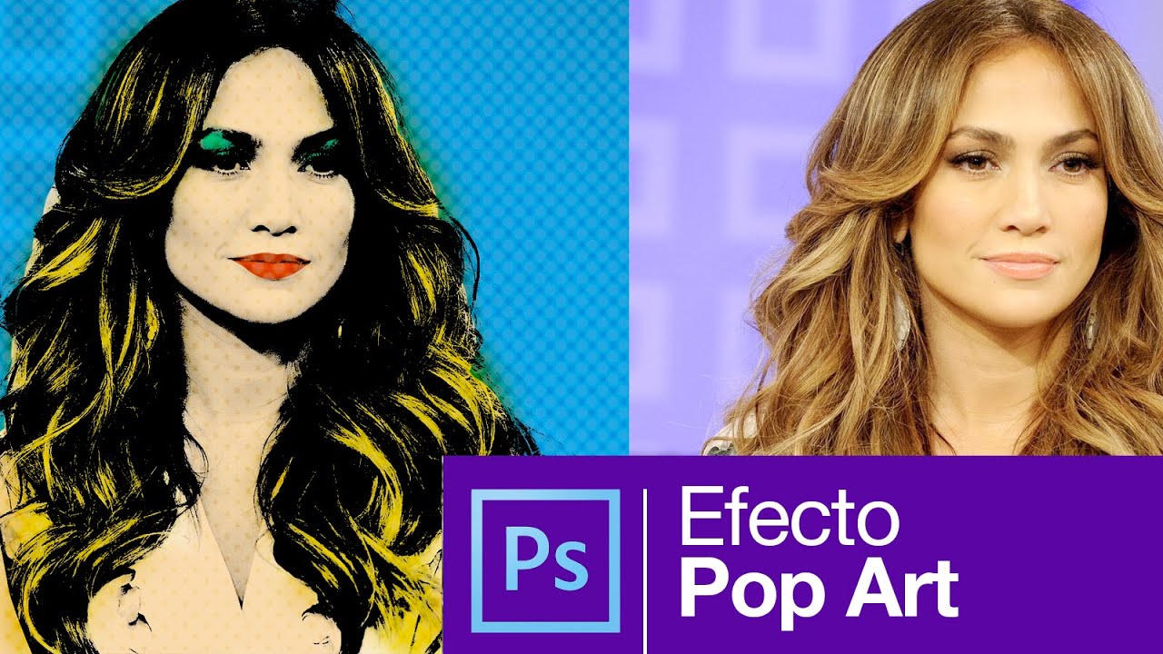 Efecto Pop  Art  Photoshop  En solo 4 pasos YouTube