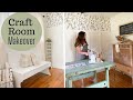EXTREME CRAFT ROOM MAKEOVER | On a Budget | Before and After Farmhouse Style