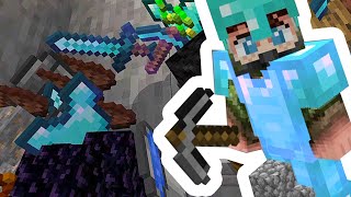 Diamond guy vs hole trap!! - Minecraft Lifeboat Survival Mode pvp