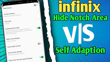infinix Notch Area Display Setting | How to infinix Change Display Custom Setting |🔥#display #tips