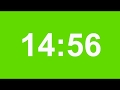 120 minute Green background soccer game clock