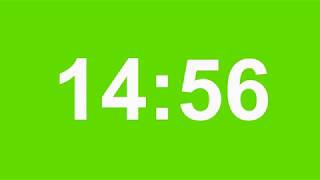 120 minute Green background soccer game clock
