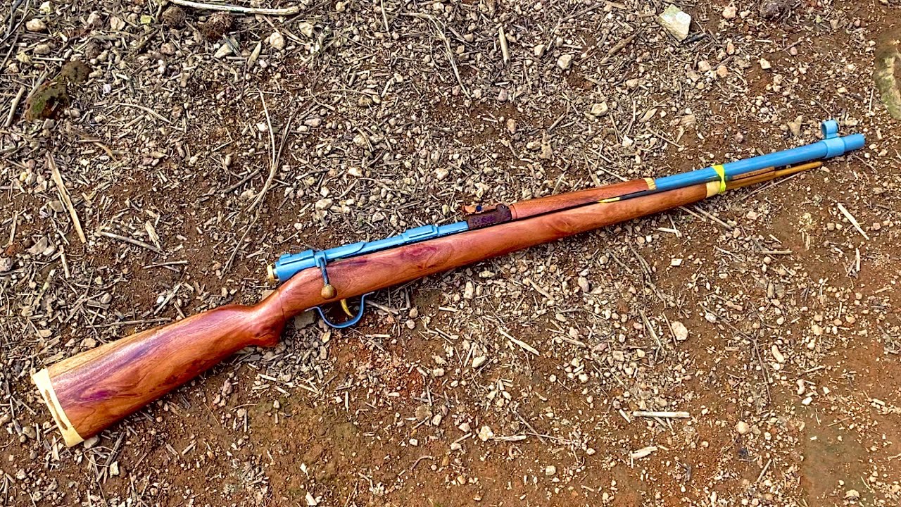 Wooden art//super product slingshot made of wood and plastic pipe