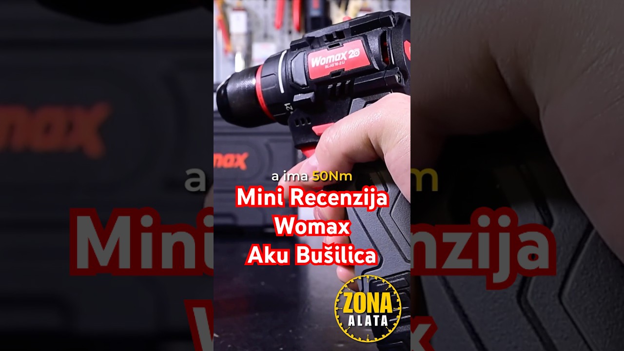 Mini Recenzija Womax 16V Aku Busilica iz Woby Haus  #tools #diy#zonaalata #womax