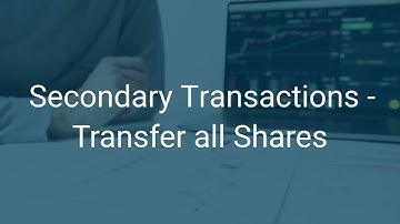 Transfer All Shares (Secondary Transactions) | Eqvista