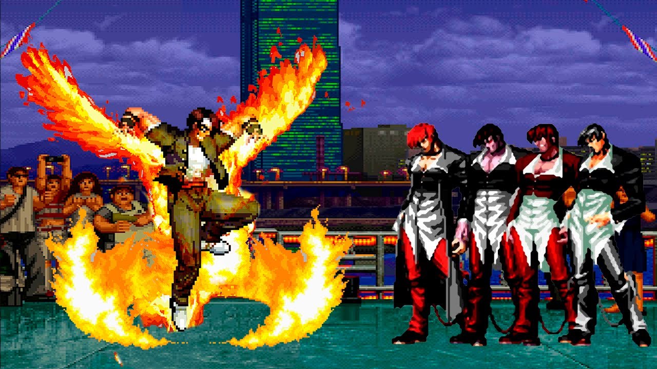 [KOF Mugen] SB Kyo Kusanagi vs Orochi Iori Team