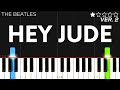 The Beatles - Hey Jude | EASY Piano Tutorial
