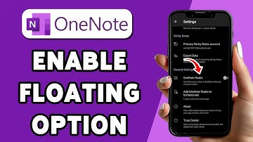 How To Enable Floating Option On OneNote 2025 | OneNote Floating Window Setup