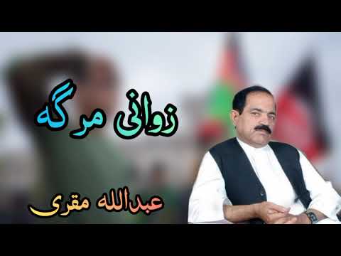 Abdullah Muqri Afghani Song Zwani Marga Afghani Pashto Song عبدالله مقری سندرہ افغانی سندره