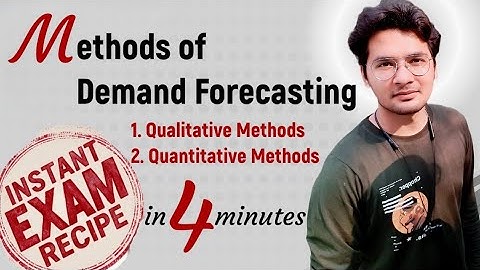Methods of Demand Forecasting - Qualitative and Quantitative Method | Examples | Unbeaten Learning