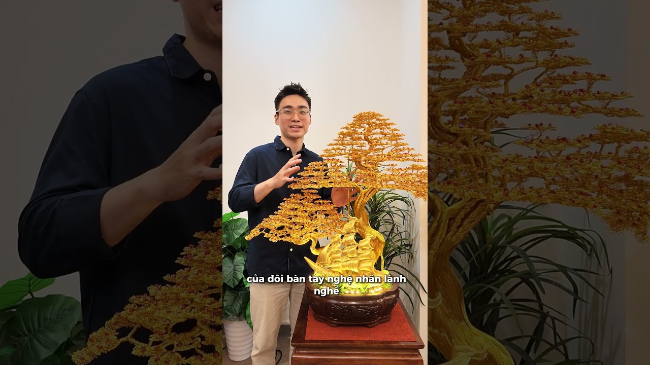 🌿✨ BONSAI BẰNG NHÔM – TÁC PHẨM UỐN THỦ CÔNG ĐỘC ĐÁO ✨🌿 #bonsai #nghethuatbonsai #quatang