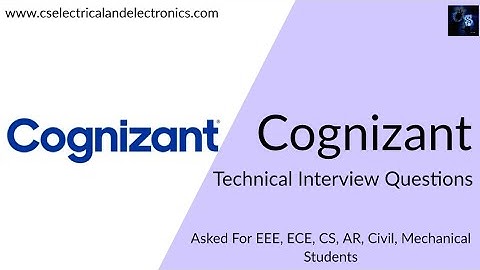 Cognizant Hiring Process, Online Test Question, Technical, HR Question Asked For All Branch Students