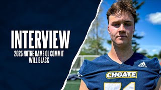 2025 Notre Dame OL Commit Will Black CT Showcase