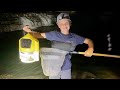 Caching Live Bait at Night to Feed Pet Bass!
