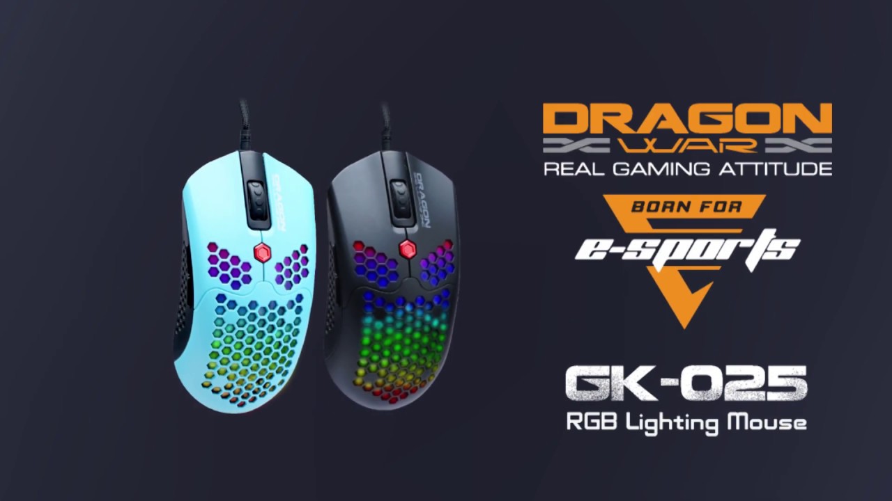 Dragon War G25 Super Light Weight Gaming Mouse YouTube