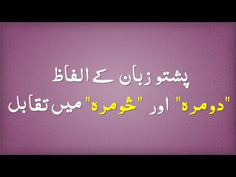 Comparison Between Pashto Two Words Somra and Domra