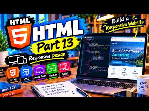 Part13 HTML & CSS for beginners (build a simple website with HTML/CSS)