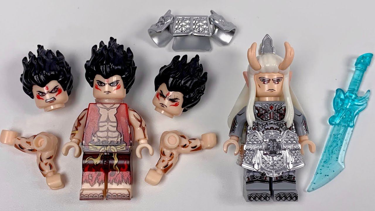 LEGO Nezha 2 哪吒2魔童鬧海 - 哪吒 | 敖光 | Unofficial Minifiguresレゴ 레고 - YouTube