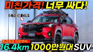 1,000만원대 초가성비에 16.4km/L 미친 연비🔥 독일차와 국산차 모두를 압도하는 신형 SUV의 정체는?! #그랜저결함 #싼타페결함 #날씨