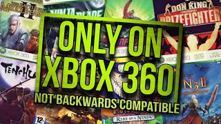 Buy These Non Backwards Compatible  Xbox 360 Games Exclusive Now!