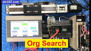 Omron CP1H & Yaskawa Servo ORG Search Tutorial
