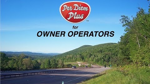 HOW PER DIEM PLUS - OWNER OPERATORS WORKS