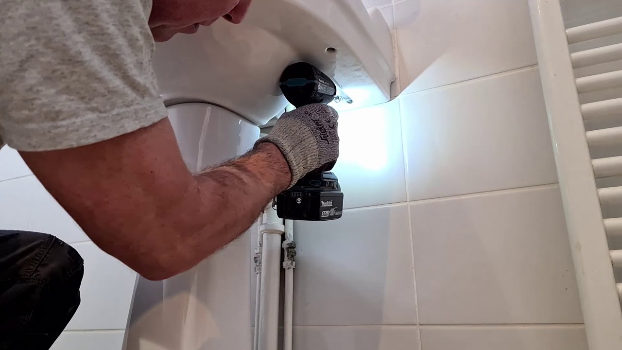 How to remove a wash hand basin full tutorial YouTube