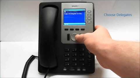 The snom-UC-edition for Microsoft Lync: Assign-all-delegates