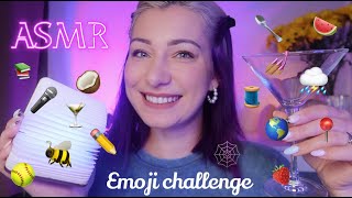ASMR 🍉💅🏽🌎 Emoji Challenge 😴 99% No Talking
