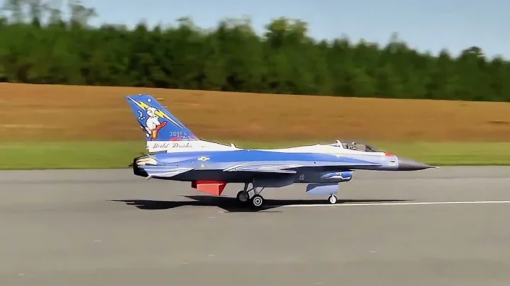 BVM's 1/4 Scale F-16 Landing - Georgia Jets