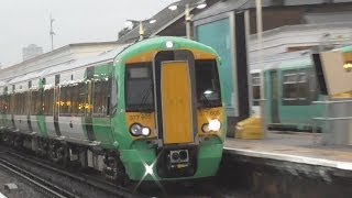 Class 377/6 377605 + 377604 Pass Norwood Junction For London Bridge