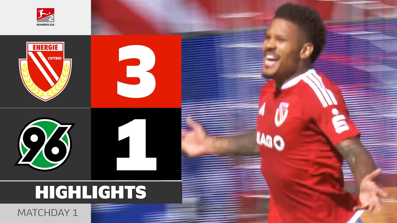INCREDIBLE START! | ENERGIE COTTBUS - HANNOVER 96 | Highlights | Matchday 1 - Bundesliga 2 2026/27