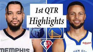 Golden State Warriors vs. Memphis Grizzlies Full Highlights 1st QTR | 2022 NBA Playoffs