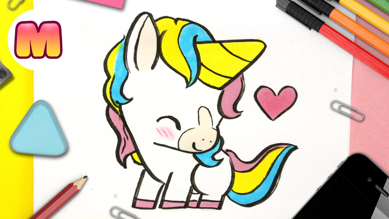 COMO DIBUJAR UN UNICORNIO KAWAII 🌸 aprender a dibujar y colorear 🌸 Dibuja  kawaii con Jape - thptnganamst.edu.vn