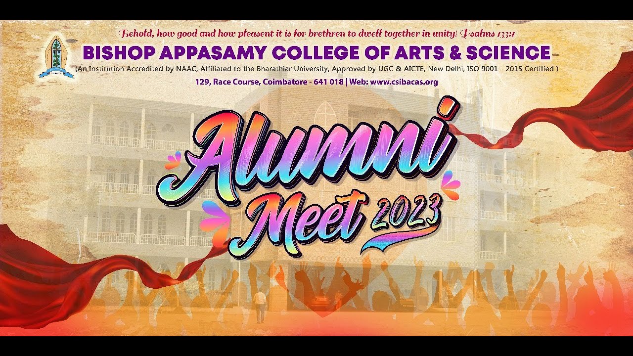 ALUMNI MEET 2023 BISHOP APPASAMY COLLEGE OF ARTS AND SCIENCE YouTube alumni-meet-2023-bishop-appasamy-college-of-arts-and-science-youtube