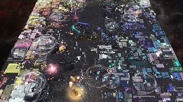 MASSIVE RTS BATTLES - 40v40 Players (Live Gameplay)