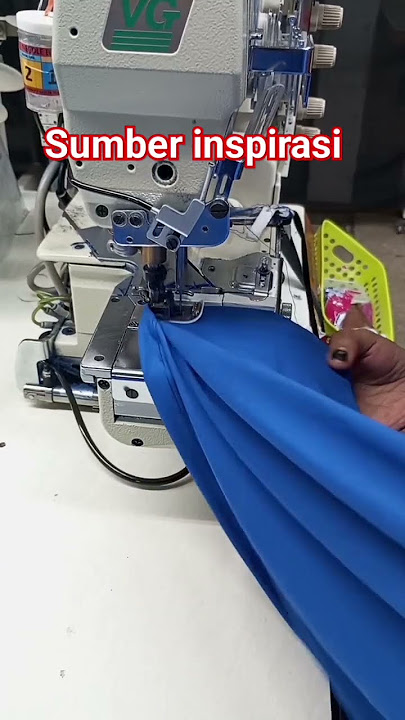 tips &trick cara jahit cepat bottom hem menggunakan mesin overdeck Yamato @gudangtutorial #sewing
