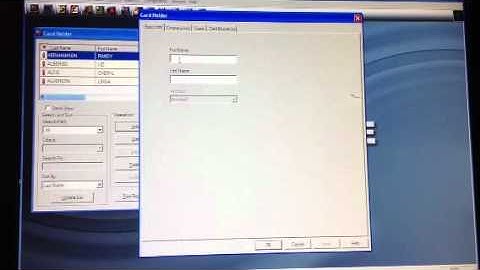 WinPak Adding a Card Holder