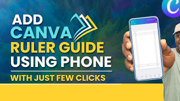 HOW TO SET CANVA RULER GUIDE USING MOBILE PHONE | AMAZON KDP TIPS