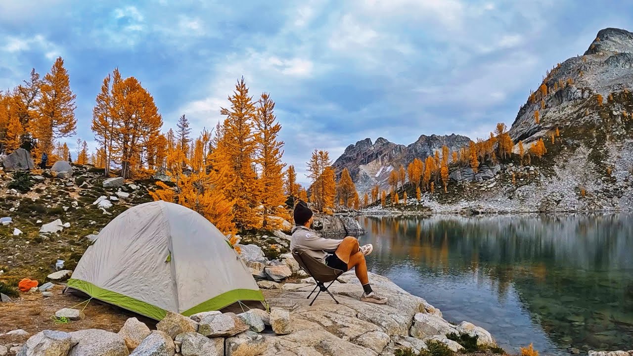 I Went Camping Among the Larches! | North Cascades National Park! 