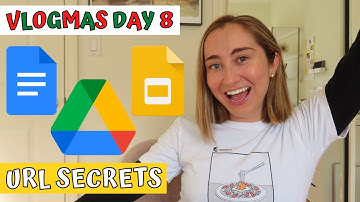 GOOGLE DRIVE URL TRICKS to Share Slides w/ Students | New Docs, Make a Copy, Preview | VLOGMAS DAY 8